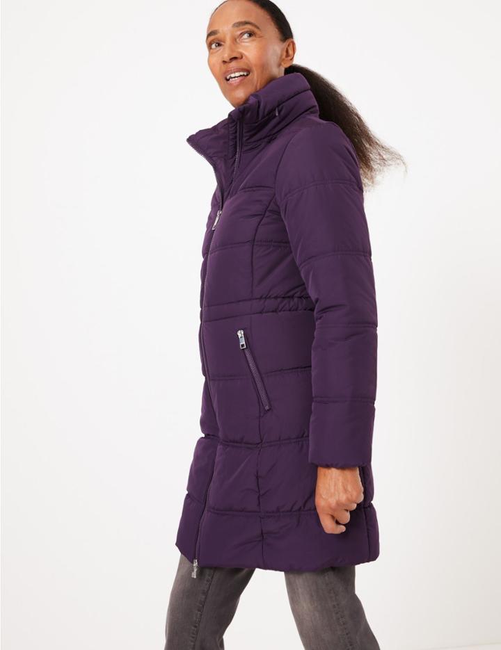 Marks & Spencer Thermowarmth&trade; Padded Coat Redcurrant