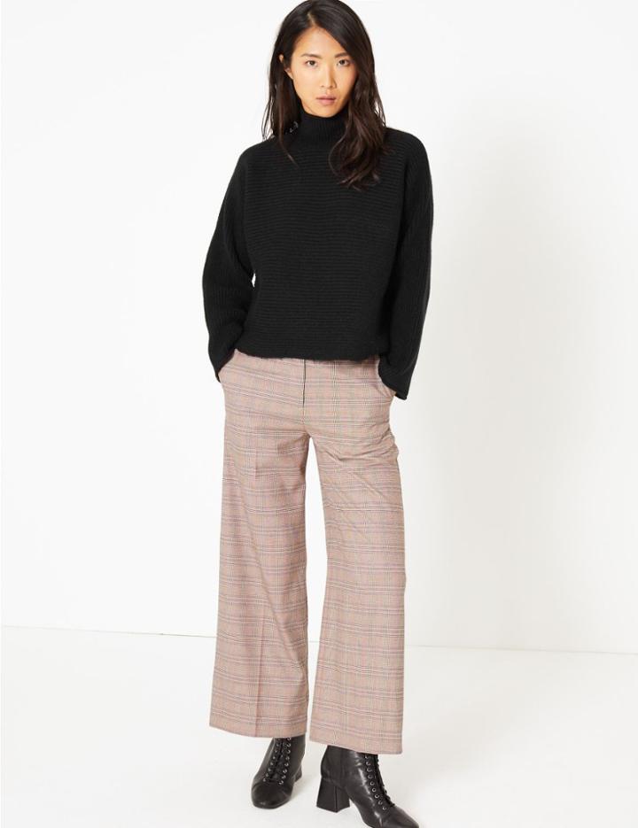Marks & Spencer Ribbed Turtle Neck Jumper