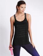 Marks & Spencer Elastic Strap Vest Black