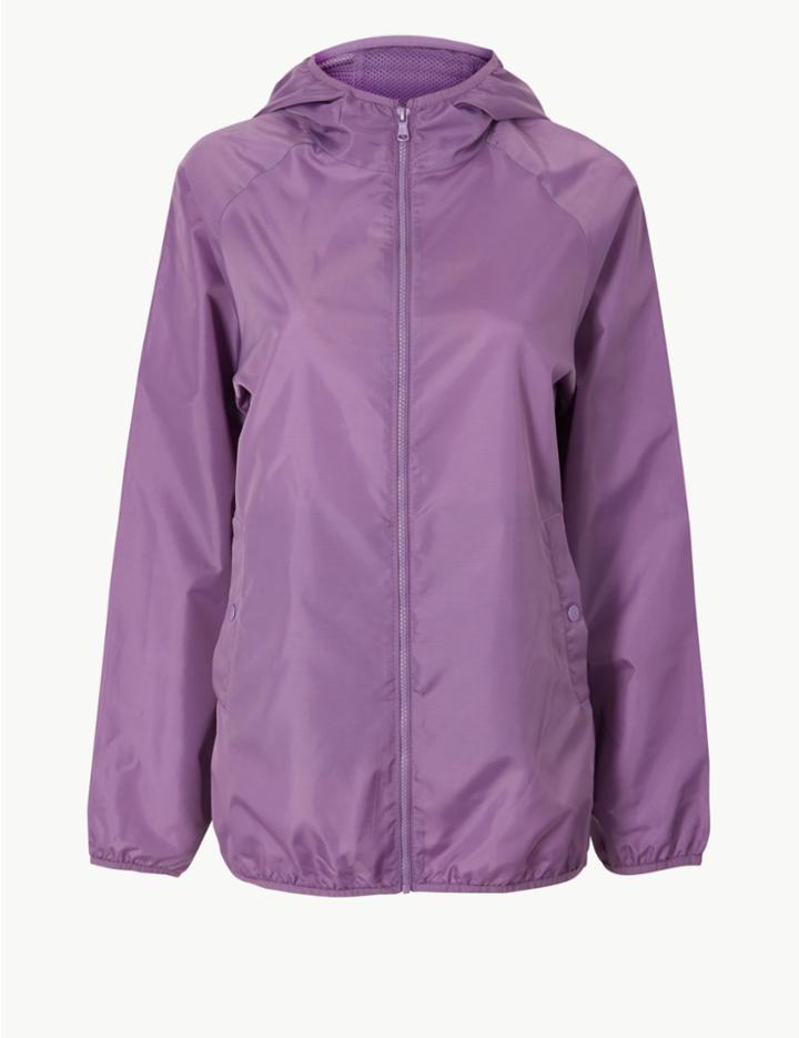 Marks & Spencer Short Pack Away Parka Heather