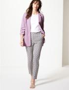 Marks & Spencer Ruched Sleeve Blazer Lilac