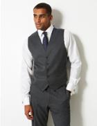 Marks & Spencer Grey Regular Fit Waistcoat