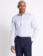 Marks & Spencer 2 Pack Pure Cotton Long Sleeve Shirt Blue Mix
