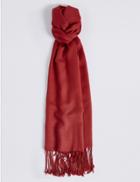 Marks & Spencer Modal Rich Pashminetta Scarf Red