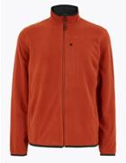 Marks & Spencer Zipped Through Fleece Jacket Orange