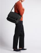 Marks & Spencer Scuff Resistant Cordura&reg; Messenger Bag Black