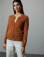 Marks & Spencer Pure Cashmere Button Detailed Cardigan Tan