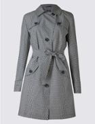 Marks & Spencer Printed Trench Coat With Stormwear&trade; Multi