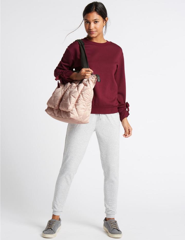 Marks & Spencer Quilted Shopper Bag With Stormwear&trade; Pale Pink