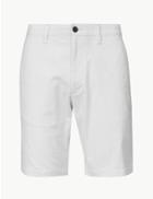 Marks & Spencer Cotton Rich Chino Shorts With Stretch White