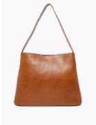 Marks & Spencer Leather Trapeze Tote Bag Tan