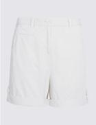 Marks & Spencer Pure Cotton Shorts Soft White