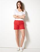 Marks & Spencer Pure Cotton Chino Shorts Red