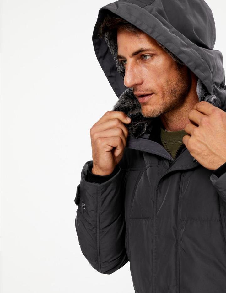 Marks & Spencer Winter Down Filled Parka Dark Grey