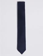 Marks & Spencer Wide Knitted Tie Navy