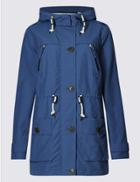 Marks & Spencer Hooded Anorak With Stormwear&trade; Blue