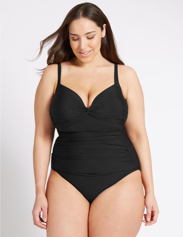 Marks & Spencer Plus Secret Slimming&trade; Swimsuit Black