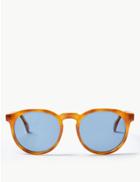 Marks & Spencer Polarised Round Sunglasses Caramel