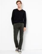 Marks & Spencer Slim Corduroy Chinos Grey