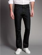 Marks & Spencer Straight Fit Stretch Jeans Black