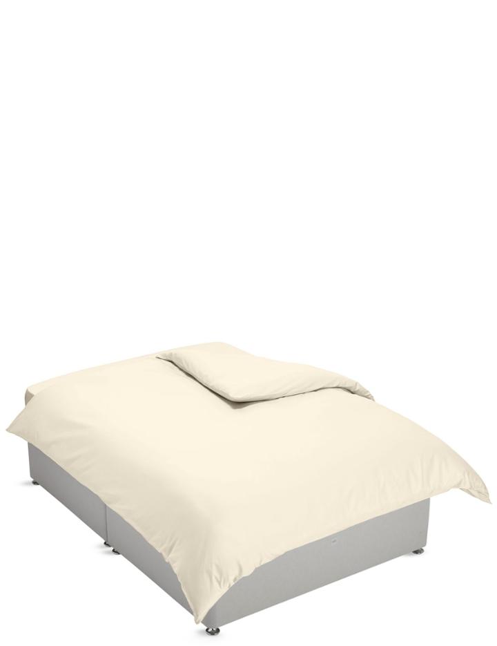Marks & Spencer 200 Thread Count Comfortably Cool Duvet Cover Cream