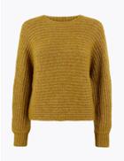 Marks & Spencer Chunky Dolman Sweater Antique Brass