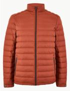 Marks & Spencer Down & Feather Jacket With Stormwear&trade; Brick