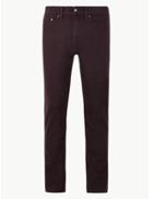 Marks & Spencer Slim Fit Stretch Jeans With Stormwear&trade; Burgundy