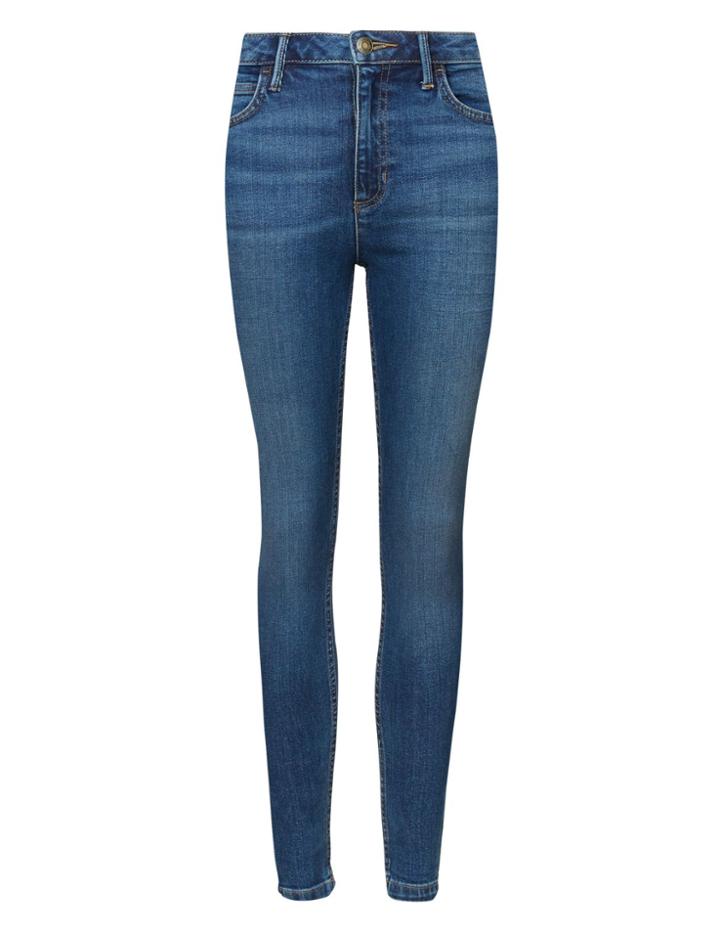 Marks & Spencer Petite 5 Pocket Super Skinny Jeggings Medium Indigo