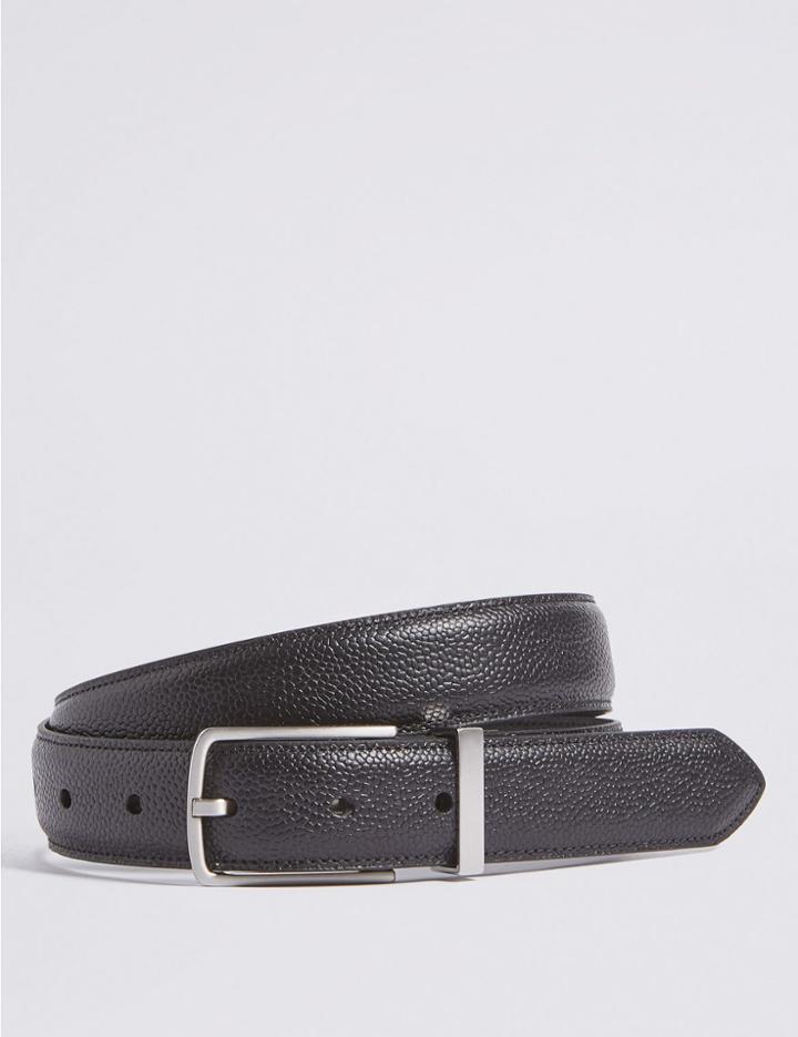 Marks & Spencer Leather Buckle Belt Black