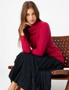 Marks & Spencer Cashmilon&trade; Cowl Neck Jumper Cerise