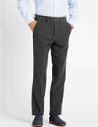 Marks & Spencer Regular Fit Moleskin Chinos Dark Grey