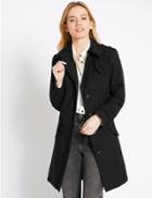 Marks & Spencer Petite Belted Trench With Stormwear&trade; Black