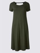 Marks & Spencer Skater Dress Khaki