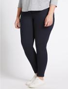 Marks & Spencer Plus Cotton Rich Super Skinny Jeggings Indigo