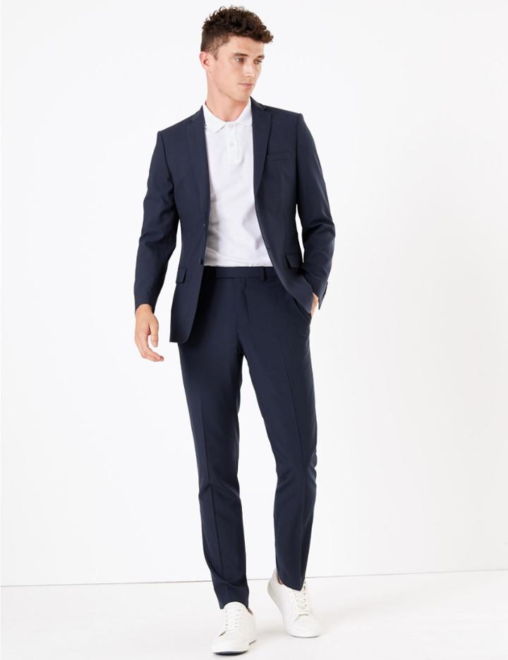 Marks & Spencer The Ultimate Navy Slim Fit Jacket Navy