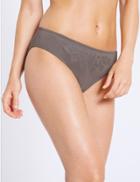 Marks & Spencer Studded Hipster Bikini Bottoms Grey Mix