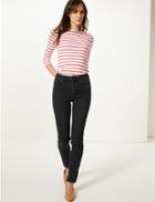Marks & Spencer Lily Mid Rise Slim Jeans Black