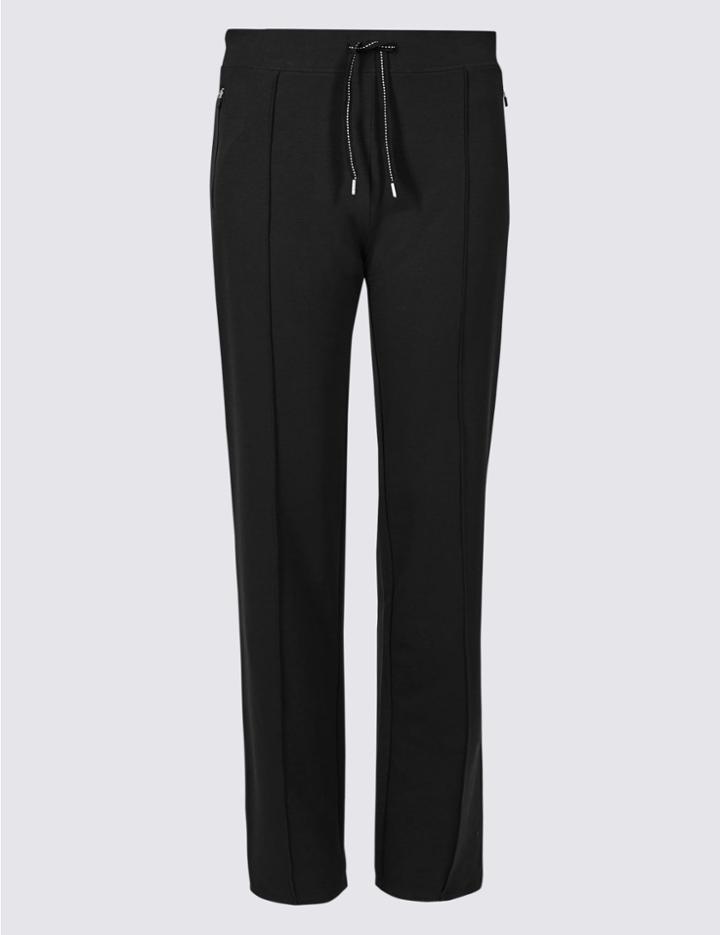 Marks & Spencer Straight Leg Joggers Black