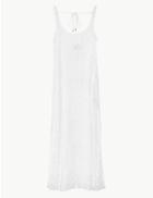 Marks & Spencer Lace Maxi Slip Beach Dress White