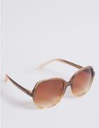 Marks & Spencer Glam Square Sunglasses Brown Mix