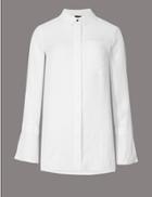 Marks & Spencer Long Sleeve Shirt White