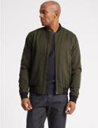 Marks & Spencer Zipped Through Bomber Jacket With Stormwear&trade; Khaki