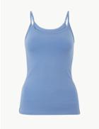 Marks & Spencer Fitted Camisole Top Periwinkle