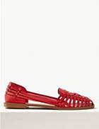 Marks & Spencer Woven Pumps Flame
