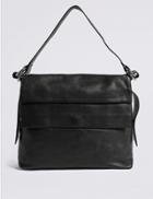 Marks & Spencer Leather Shoulder Bag Black