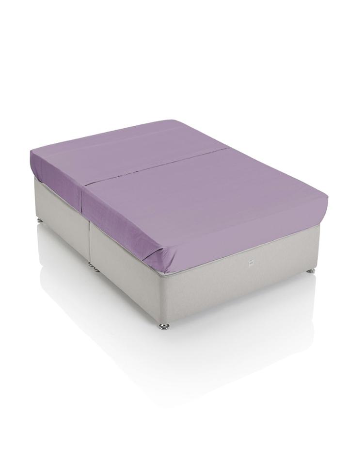 Marks & Spencer Non-iron Pure Egyptian Cotton Flat Sheet Lilac