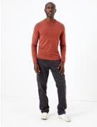 Marks & Spencer Cashmilon&trade; Crew Neck Jumper Brick