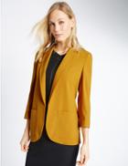 Marks & Spencer Patch Pocket Jacket Dark Gold