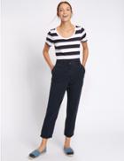 Marks & Spencer Pure Cotton Turn-up Chinos Navy